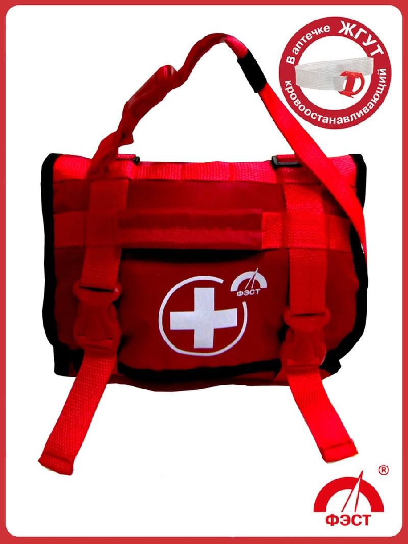 Набор первой помощи для активного отдыха, туризма, путешествий (сумка- скрутка) 